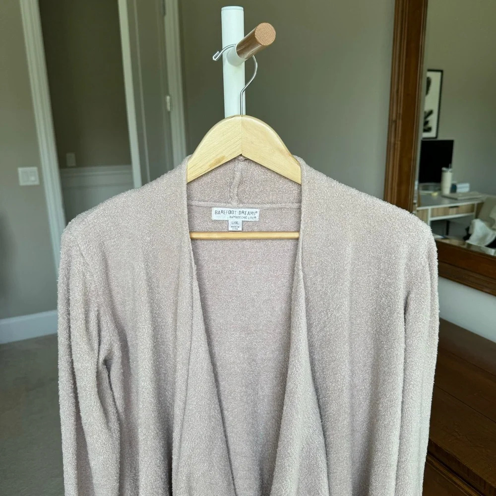 Barefoot Dreams Bamboo Chic Lite Calypso Wrap Cardigan - Picture 5 of 8